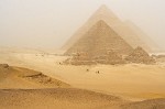 Sandstorm - Giza Plateau, Egypt. : Egypt