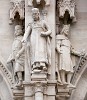 Carvings on the Westside of the Parliament building - Budapest, Hungary. : Hungary