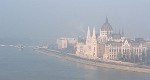 The Parliament building on the Eastern (Pest) riverside - Budapest, Hungary. : Hungary