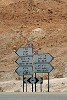 Traffic signs on the Southern shore of the Dead Sea - Israel. : Israel, SNMG2 Deployment 2006