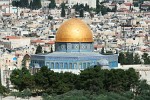 Dome of the Rock as seen from Mt. of Olives - Old City Jerusalem, Israel. : Israel, SNMG2 Deployment 2006