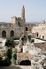 Old Jerusalem's citadel, known as the "Tower of David", is essentially a medieval fortress, with later additions. Despite its name, there is no connection between the Tower of David and the famous Biblical king. The root of the confusion lies in the Byzantine period (4th-6th centuries CE). A mistaken reading of the ancient historian Josephus Flavius led the early Church fathers to identify the "Western Hill" (where the citadel now stands) as the site of Biblical Jerusalem, and to associate the Tower of Phasael with King David. The Muslims who conquered Jerusalem in the 7th century CE accepted that association, and dubbed the Tower of Phasael "the mihrab of the Prophet David". Westerners who visited Jerusalem in the 19th century in search of physical evidence of the Scriptural record mistakenly identified the 17th-century minaret as the "Tower of David", thus "transferring" the earlier error from Phasael to a Turkish mosque. With time, the real City of David was positively identified at the foot of Mount Moriah, to the east. : Israel, SNMG2 Deployment 2006