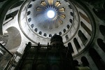 The Edicule of the Holy Sepulchre (The Tomb of Christ) with the dome of the rotunda above in the Church of the Holy Sepulchre - Old City Jerusalem, Israel. : Israel, SNMG2 Deployment 2006