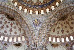 Inside the Blue Mosque - Old Istanbul, Turkey. Sultan Ahmet I had this mosque built and it was completed in 1616. : SNMG2 Deployment 2006, Turkey