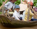 Phong Dien floating market - 20km Southwest of Can Tho, Vietnam. : People, Vietnam