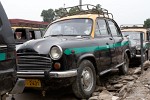 Taxi at the New Delhi Railway Station - Delhi, India. : India, India