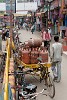 Busy streets of Varanasi, India. : India