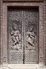 Small Hindu temple - Varanasi, India. : Doors, India