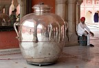 345kg silver jar in the City Palace - Jaipur, India. : India