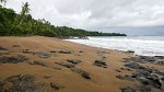 One of the many deserted beaches on Peninsula de Osa. : Costa Rica, Panorama