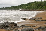 One of the many deserted beaches on Peninsula de Osa. : Costa Rica