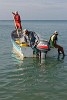 Fishermen preparing for a day at sea in Santa Clara. : Panama, People