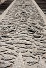 Imperial dragon walkway in the forbidden city, Beijing. : China