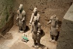 The Terracotta Army (pit 3) in Xi'an. : China