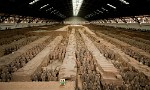 The Terracotta Army (pit 1) in Xi'an. : China