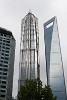 The Jin Mao Tower (left) and the Shanghai World Financial Center (right). : China