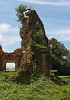 Ruins of the San Sebastián church which was bombed in 1979, León. : Nicaragua