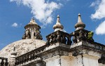 On the roof of the Catedral (Basílica de Asunción), León. : Nicaragua