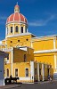 The stunning Cathedral de Granada in the warm morning light. : Nicaragua