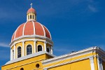 The stunning Cathedral de Granada in the warm morning light. : Nicaragua