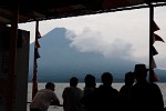 The very active Volcán Concepción on Isla de Ometepe as seen from the ferry from Granada to Altagracia, San Miguelito and San Carlos. : Nicaragua