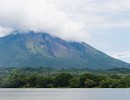 Volcán Concepción, the largest of the two volcanoes on Isla de Ometepe. : Nicaragua