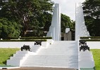 The former Roosevelt monument in Managua's Tiscapa National Historic Park is now a monument for those who died in the revolution. : Nicaragua