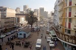 Nairobi street, Kenya.