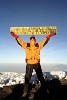 Uhuru peak - Kilimanjaro, Tanzania.