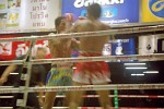 Muay Thai fights in Lumphini stadium - Bangkok, Thailand.