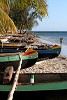 Fishing-piroques on the beaches of Ifaty, Madagascar.