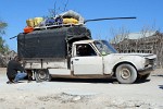 Taxi-Brousse breakdown between Toliara and Ifaty, Madagascar.