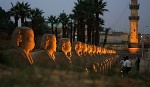 Avenue of Sphinxes at Luxor Temple - Eastbank Luxor, Egypt. : Egypt