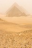 Sandstorm - Giza Plateau, Egypt. : Egypt