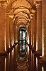 The Basilica Cistern - Old Istanbul, Turkey. This Byzantine waterstorage once held 80.000 cum of water which was delivered by 20 km of aqueducts from a reservoir near the Black Sea. : SNMG2 Deployment 2006, Turkey