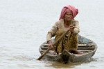 Cambodian river-life; boatride from Battambang to Siem Reap. : Cambodia