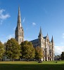 Salisbury Cathedral, Salisbury, United Kingdom. : Shift-stitched (Portrait), United Kingdom