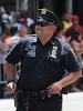 New York's finest on post at the National Puerto Rican Day Parade in New York City.