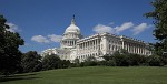 The United States Capitol, atop Capitol Hill in Washington D.C., is the seat of the United States Congress, the legislative branch of the U.S. federal government, completed in the year 1800.