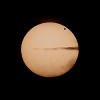 Clouds partially obscure the sun during the Transit of Venus in June 2012. : United Kingdom