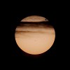 Clouds partially obscure the sun during the Transit of Venus in June 2012. : United Kingdom