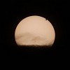 Clouds partially obscure the sun during the Transit of Venus in June 2012. : United Kingdom