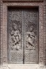 Small Hindu temple - Varanasi, India. : Doors, India