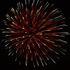 Fireworks at Guy Fawkes Night or Bonfire Night, Fareham, UK.  Commemoration of the events on 5 November 1605, when Guy Fawkes, a member of the Gunpowder Plot, was arrested while guarding explosives the plotters had placed beneath the House of Lords. : Fireworks, United Kingdom