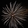 Fireworks at Guy Fawkes Night or Bonfire Night, Fareham, UK.  Commemoration of the events on 5 November 1605, when Guy Fawkes, a member of the Gunpowder Plot, was arrested while guarding explosives the plotters had placed beneath the House of Lords. : Fireworks, United Kingdom