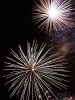 Fireworks at Guy Fawkes Night or Bonfire Night, Fareham, UK.  Commemoration of the events on 5 November 1605, when Guy Fawkes, a member of the Gunpowder Plot, was arrested while guarding explosives the plotters had placed beneath the House of Lords. : Fireworks, United Kingdom