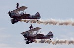 Heldair Show Maritiem - Team Guinot (Wing Walker) with Boeing Stearman. : The Netherlands