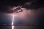 Lightning over Texel, the Netherlands. : Lightning, Nature, The Netherlands