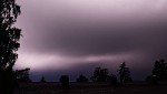 Thunderstorm over Hamburg, Germany.