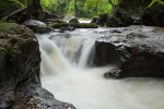 The serene Chorro de las Mozas (young women’s falls) in El Valle, Panama. : Panama, Waterfall